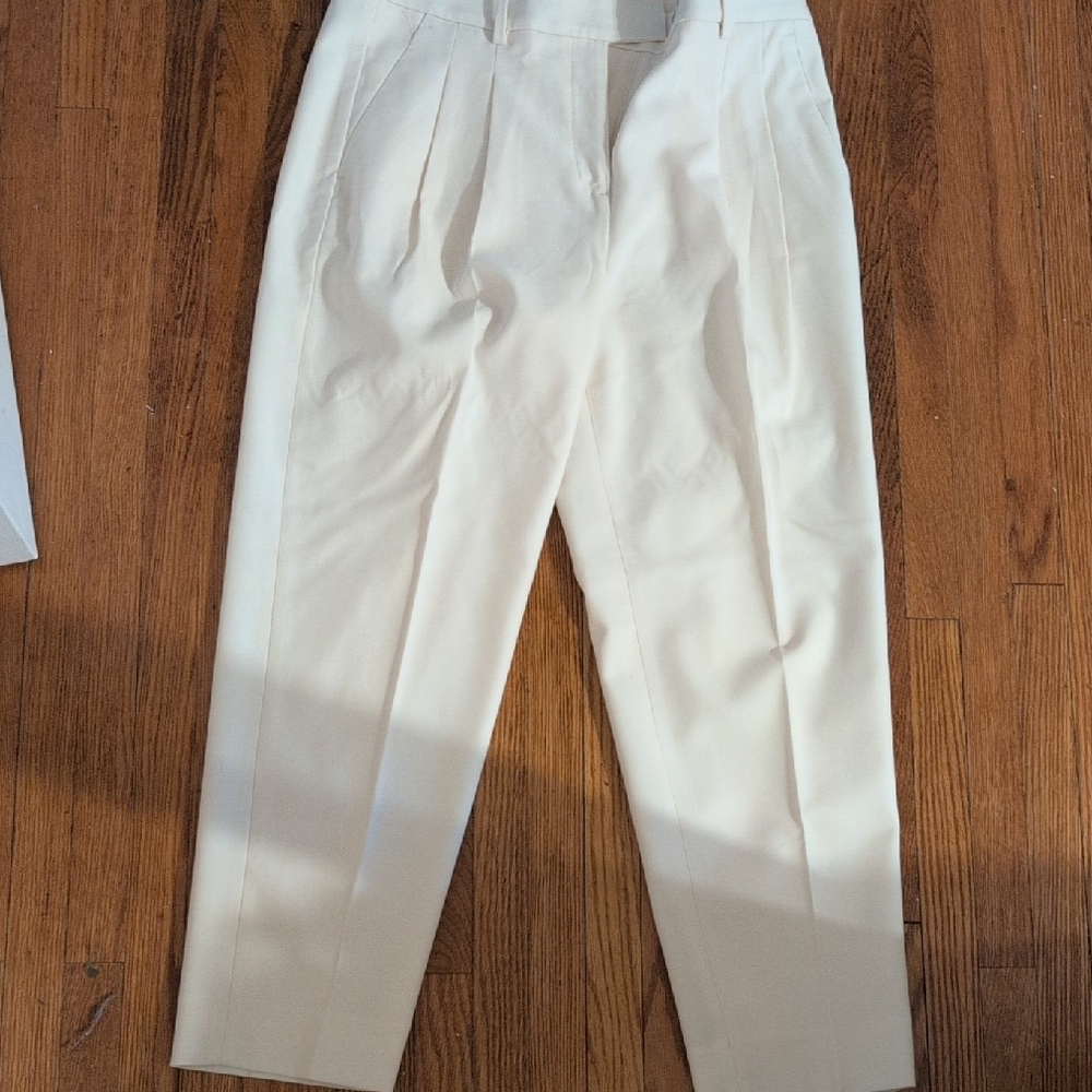NwoT Banana Republic Wool Cream Pants Us8